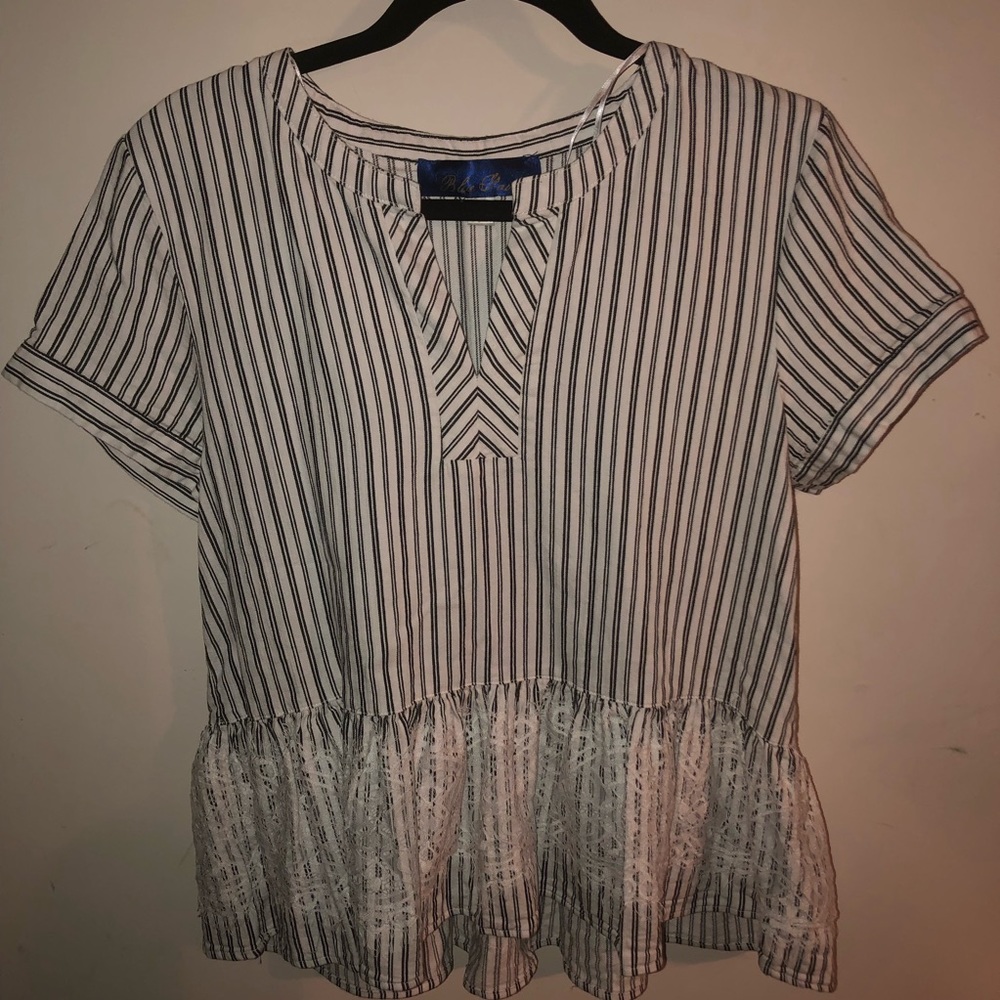 Francesca's Peplum Top